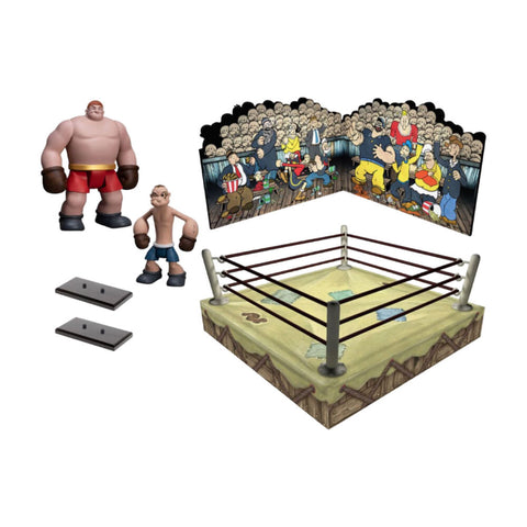 Mezco Toyz Popeye & Oxheart 5-Points Action Figure Statue Play Toy Box Set