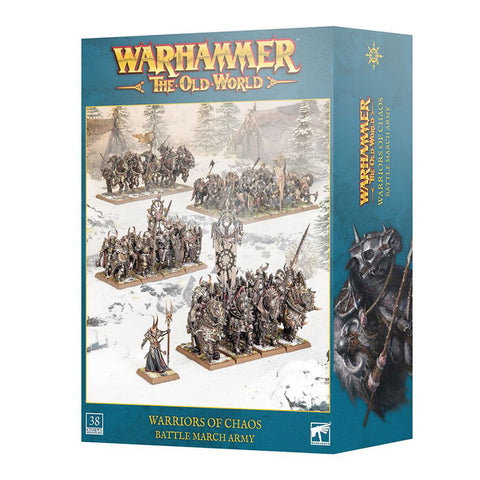 Games Workshop Warhammer The Old World Warriors of Chaos Battle March Army