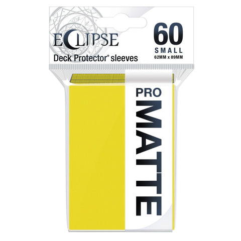 Ultra Pro: UP15644 Eclipse Matte Small Sleeves 60 pack (Lemon Yellow)