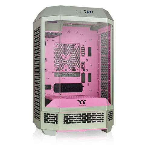 Thermaltake CA 1Y4 00SJWN 00 The Tower 300 TG mATX Case - Matcha Plum