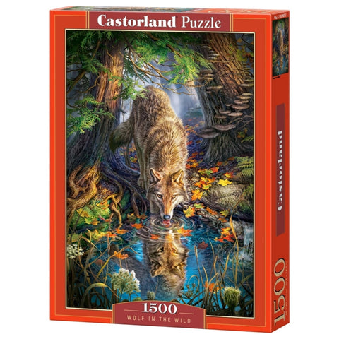 Castorland 1500-Pieces Wolf In The Wild Puzzle