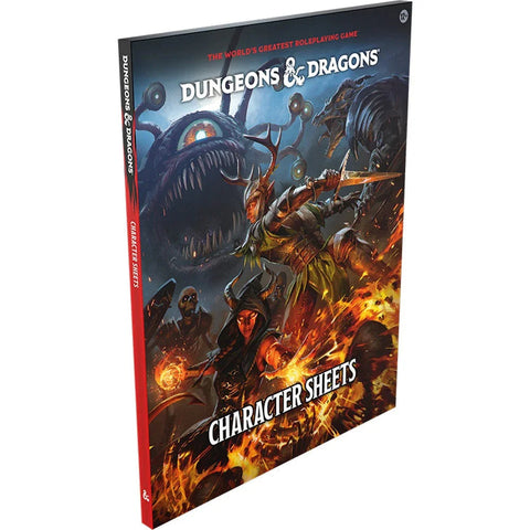 Dungeons & Dragons D&D Dungeons & Dragons Character Sheets Book 2024