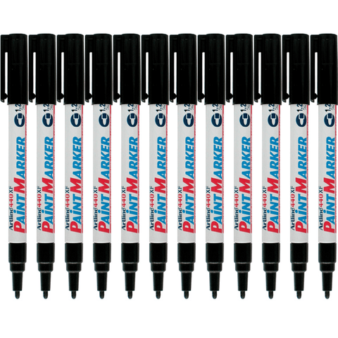 Artline 440 Box 12 Paint Marker Bullet 1.2mm (Black)