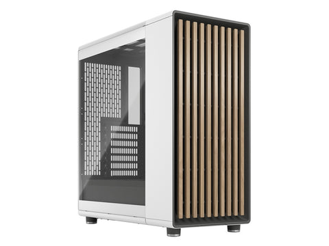 Fractal Design North Mid-Tower Case - Chalk White TG Clear