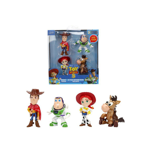 Jada Toy Story 5 Jessie Woody Buzz & Bullseye Metalfigs 2.5" Figure 4-Pack