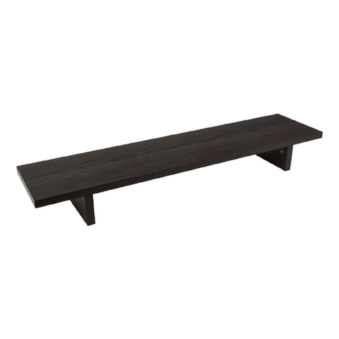 Desky Minimal Monitor Stand - Burnished Wood Melamine