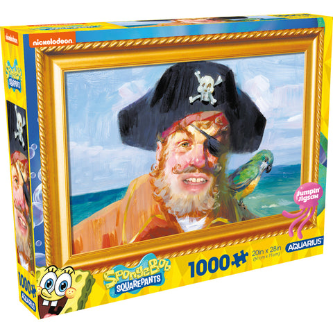 Aquarius 1000pc Aquarius SpongeBob Painty The Pirate Jigsaw Puzzle 51x71cm