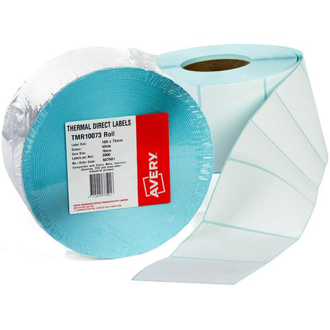 Avery 937501 Thermal Roll Label 100x73mm Pack 2000