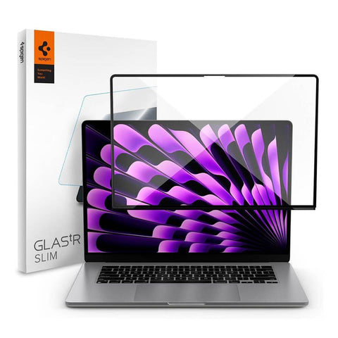 Spigen MacBook Air 15" 2026/2025/2024/2023 (M5/M4/M3/M2) GLAS.tR Slim Glass Screen Protector 1PC (Clear)