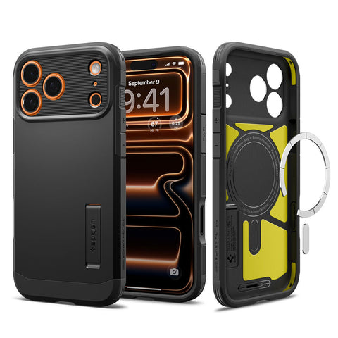SPIGEN Tough Armor T MagSafe Case for iPhone 18 Pro/17 Pro (Black)