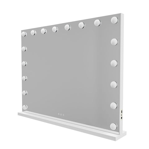 Lenoxx Beauty Mirror with 18 LED Bulbs Colour Settings and White Frame