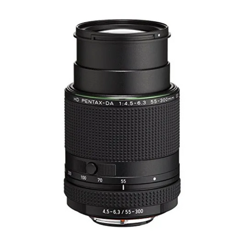Pentax HD DA 55-300mm f/4.5-6.3 ED PLM WR RE Lens - 12V | Telephoto zoom | 89