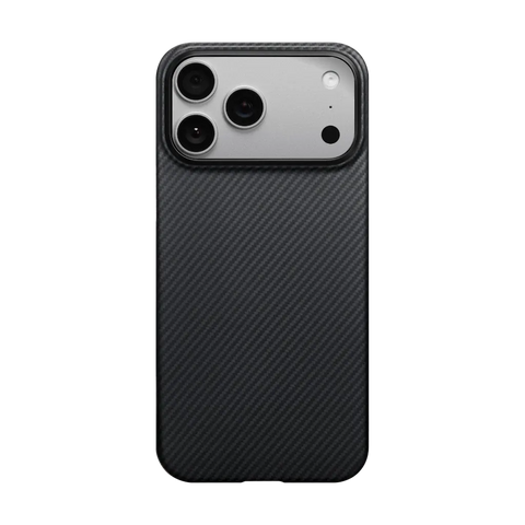 PITAKA Aramid Fibre Ultra-Slim Case for iPhone 17 Pro Max Black/Grey