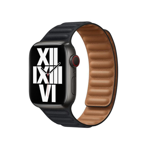 Hoco Apple Watch Leather Magnetic Band (Black)
