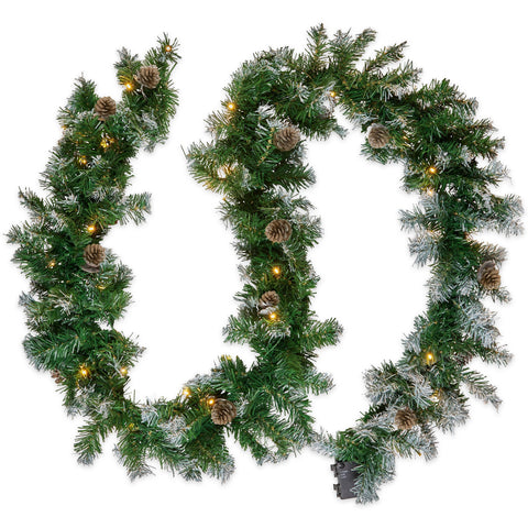 Christabelle 2.74m Christmas Garland LED Decoration