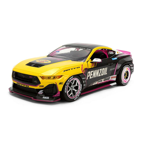 Jada 1:24 Big Time Muscle 2025 Ford Mustang RTR Ben Hobson Racing Diecast Car