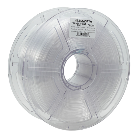 3D META Transparent PLA 3D Printing Filament - Clear