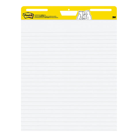 3m Company Post-it Super Sticky Ruled Easel Pad 30 Sheets