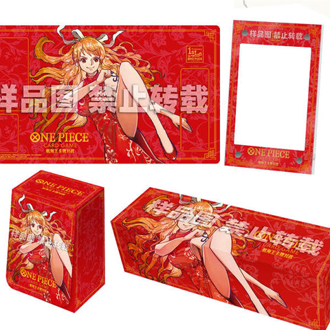 Bandai One Piece Card Game Chinese Nami 1st Anniversary Exclusive Gift Box (No Cards)
