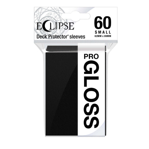 Ultra Pro: UP15625 Eclipse Gloss Small Sleeves 60 pack (Jet Black)