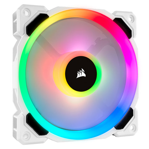 Corsair LL120 RGB 120mm Dual Light Loop PWM Fan (White)