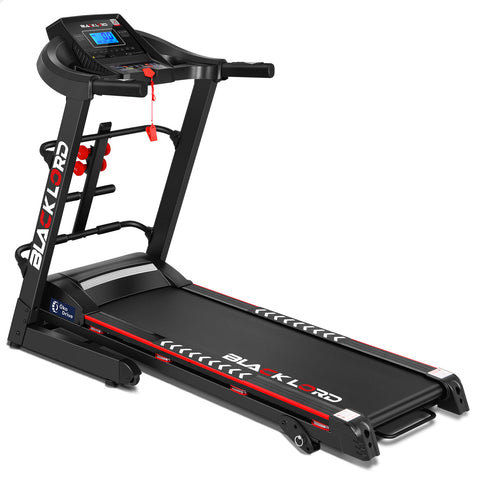 BLACK LORD Treadmill Electric Home Gym Exercise Run Machine Incline Fitness