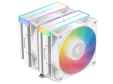 Deepcool AG620 V2 120mm with ARGB Top Cover CPU Cooler - White