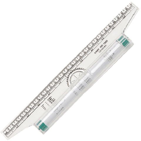 Linex RR1000 Scale Rolling Ruler 300mm