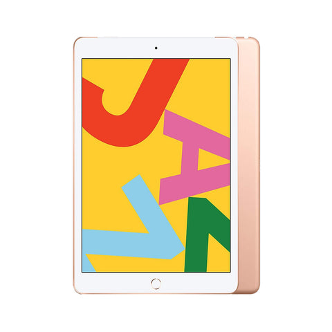 Apple iPad 7th Gen 10.2" WiFi + Cellular 128GB (Gold) [~Refurbished: As New]