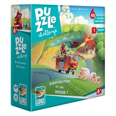 Iello LOKI Puzzle Challenge Firefighters to the Rescue Game