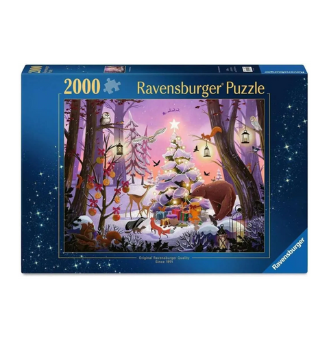 Ravensburger 2000pc Christmas in the Woods Puzzle
