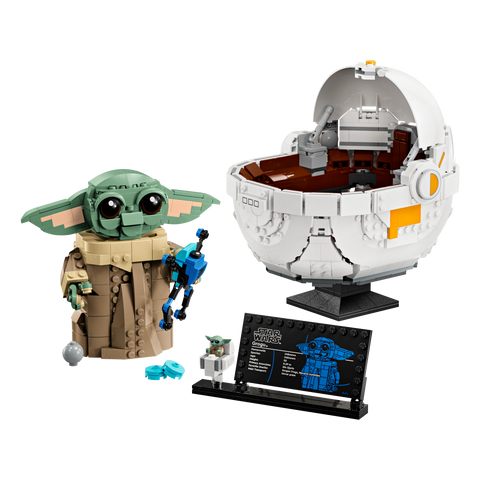 Lego Grogu with Hover Pram
