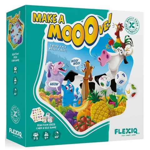 FLEXIQ Make A Mooove Family Game