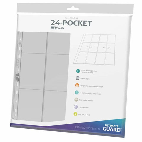 Ultimate Guard 24-Pocket QuadRow Pages Side-Loading 10ct