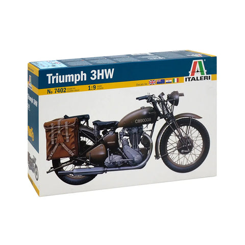 Italeri 1/9 Triumph 3HW Motorcycle Scaled Plastic Model Kit