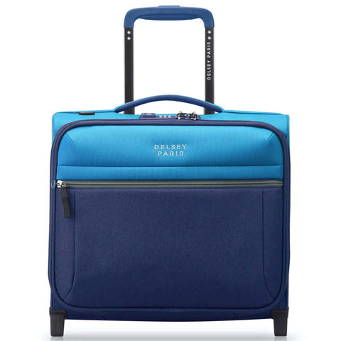 Delsey Brochant 3 - 38 cm 2-Wheel Underseater Cabin Suitcase - Ultramarine Blue