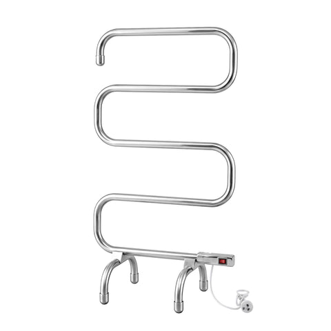 Devanti Electric Heated Towel Rail Rack 5 Bars Freestanding Clothes Dry Warmer