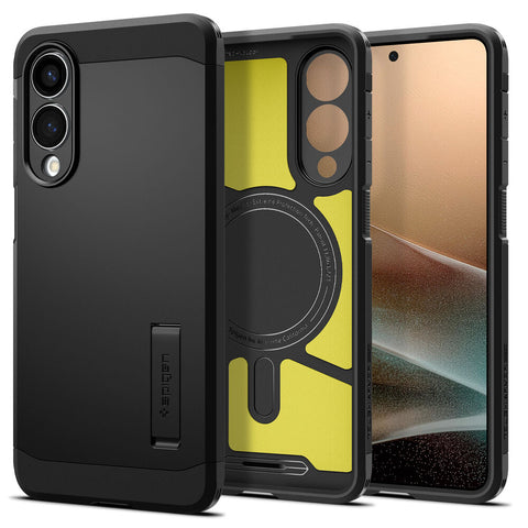 SPIGEN Tough Armor MagSafe Case for Galaxy S25 Edge (Black)