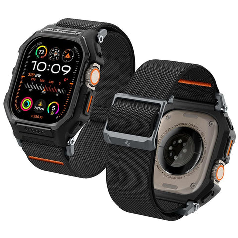 Spigen Apple Watch Ultra 3/2/1 49mm Lite Fit Pro Wristband Case (Black)