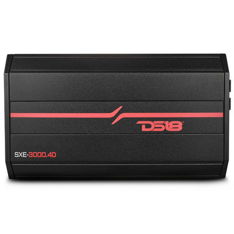 DS18 SXE-3000.4D SXE 320W x 4-Channel Class D Amplifier (Black)