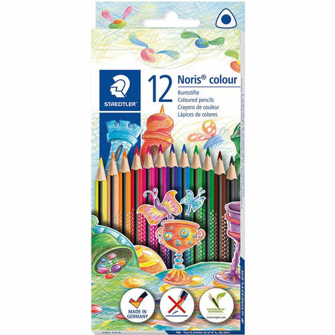 Staedtler Noris Colour Triangular Colouring Pencils Box 12