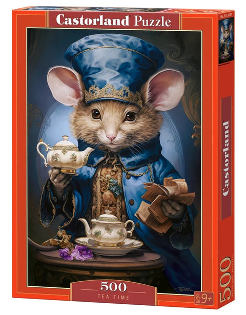 Castorland 500-Pieces Tea Time (Mouse) Puzzle