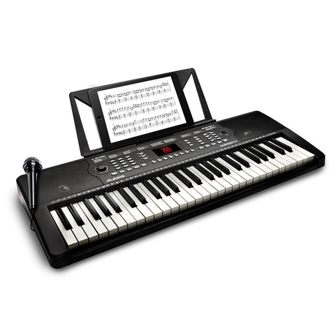 Alesis 54-Key Electric Keyboard with built-in Speakers & Microphone