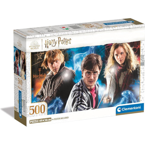 Clementoni Puzzle Harry Potter Design 2 Poster Included 500 Pieces