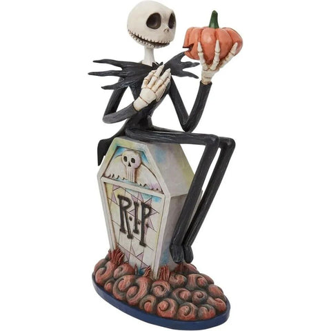 Jim Shore Disney Traditions - Nightmare Before Christmas - Jack On Gravestone