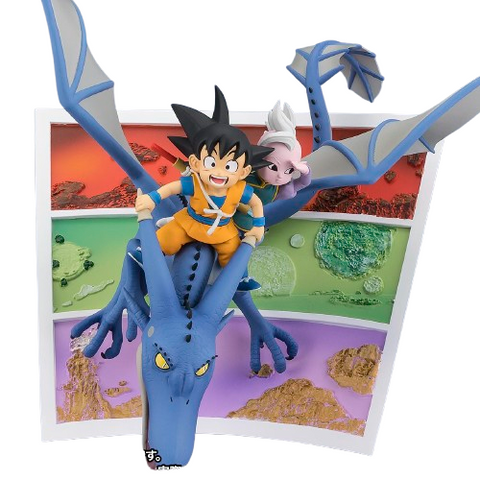 Tamashii Nations Figuartszero Son Goku (Mini) and Kaiohshin (Mini)