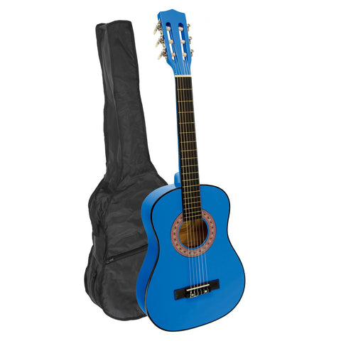 Karrera 34in Acoustic Childrens Wooden Guitar (Blue)