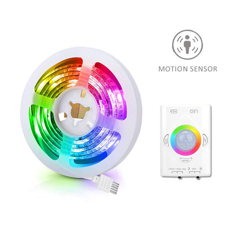 Sansai RGB Motion Sensor Rechargeable Strip Light 1M