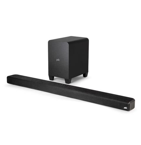 Polk Audio Signa S4 Dolby Atmos 3.1.2 Sound Bar with Wireless Subwoofer Black