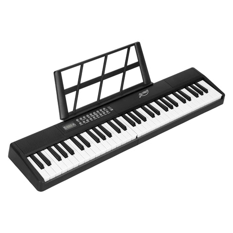 Alpha 61 Keys Foldable Electronic Piano Keyboard Digital Electric with Carry Bag